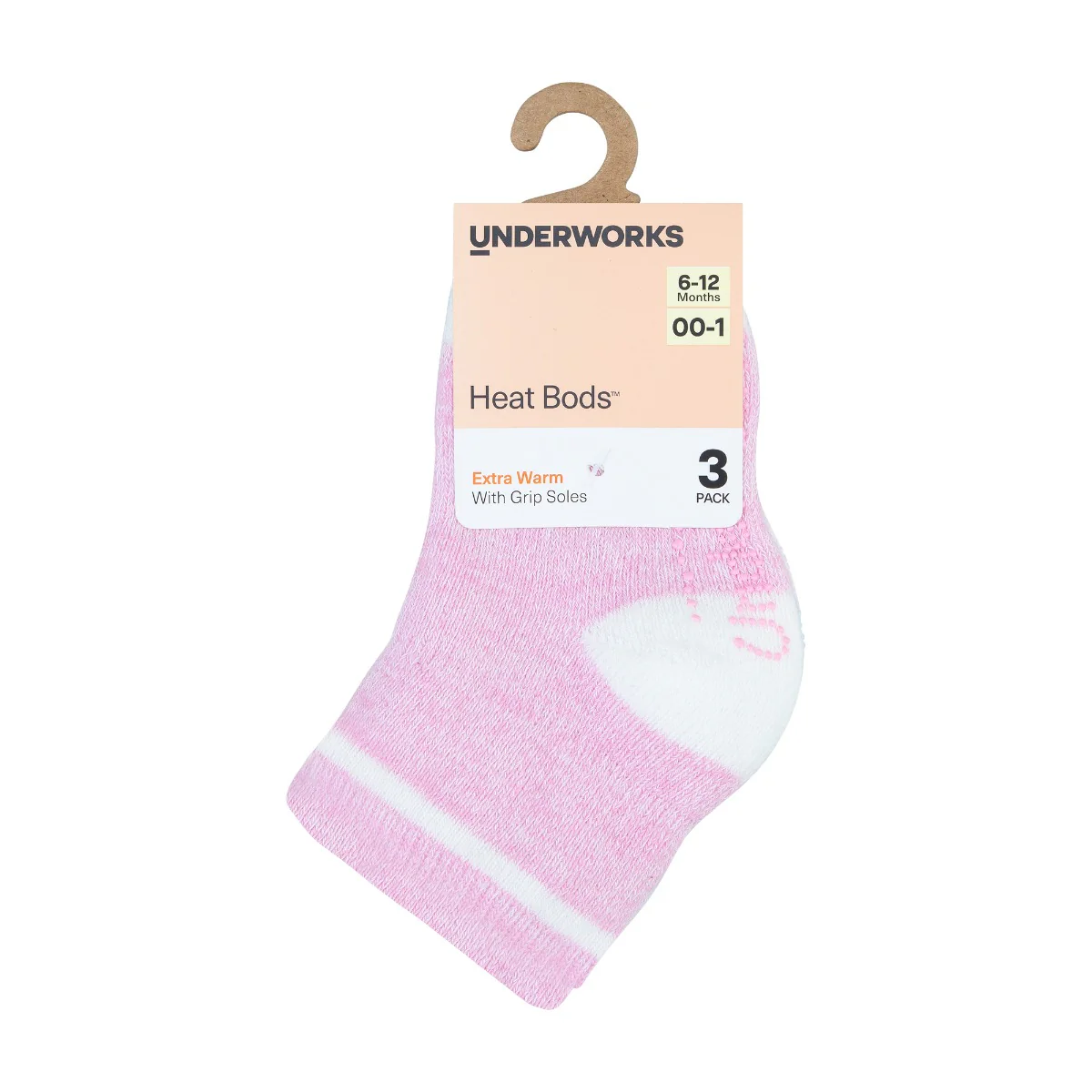 Baby Heat Bods Stay On Cushion Crew 3 Pack - Image 5