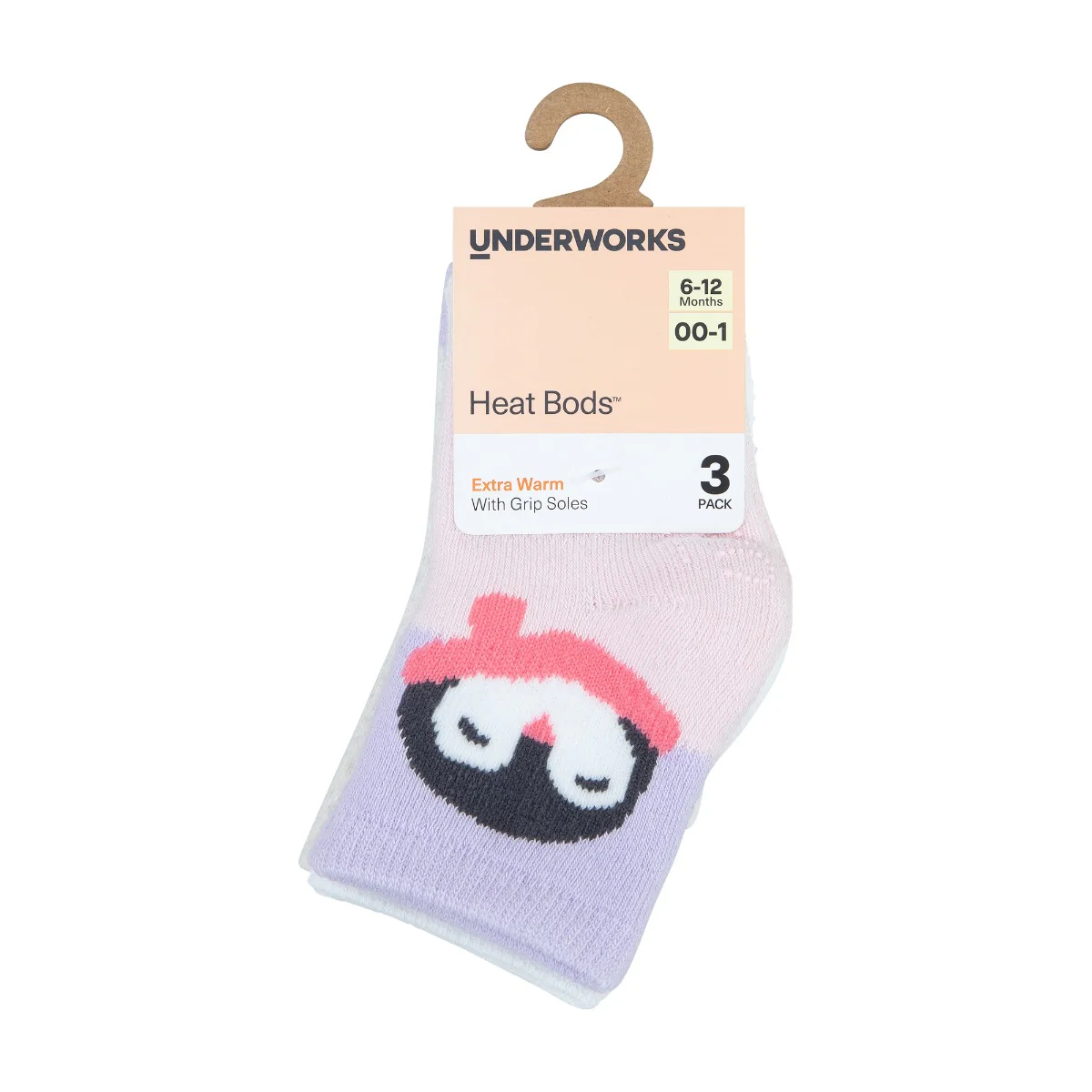 Baby Heat Bods Stay On Cushioned Crew 3 pack - Image 5