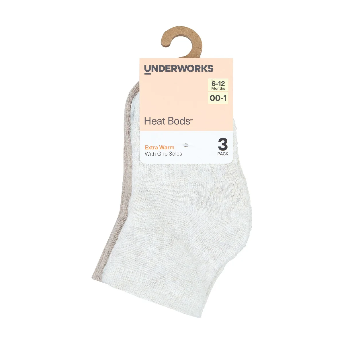 Baby Heat Bods Stay On Cushion Crew 3 Pack - Image 5