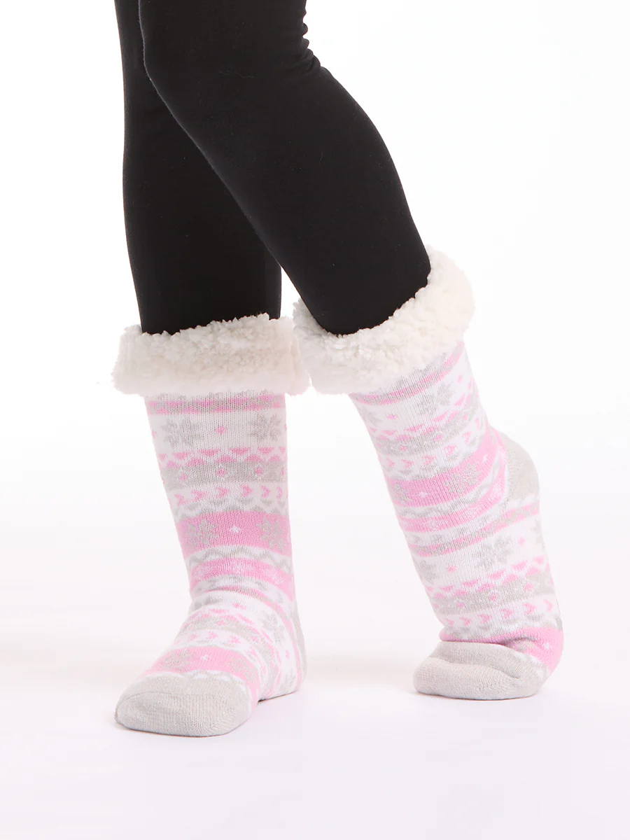Women's Heat Bods Sherpa Socks 1 Pack - Image 3