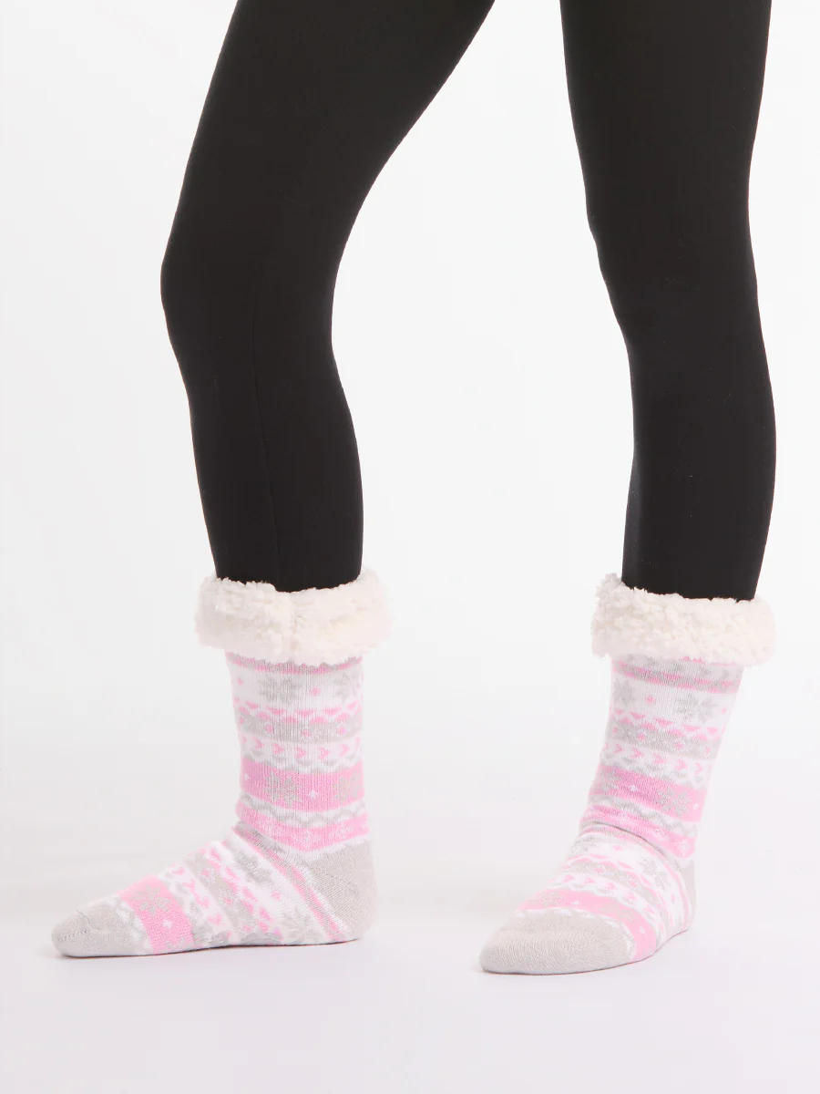 Women's Heat Bods Sherpa Socks 1 Pack - Image 4