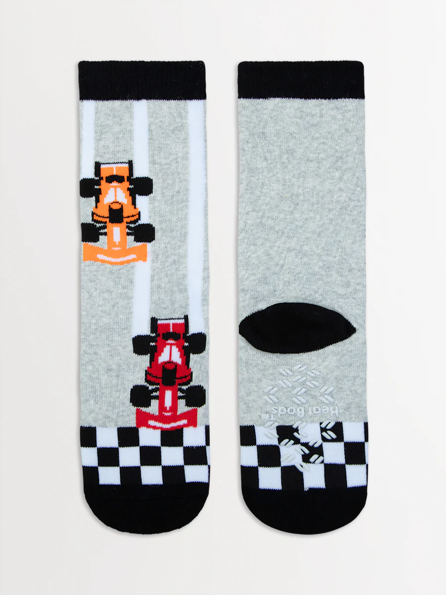 Kids Heat Bods Slipper Sock 2 Pack - Image 3