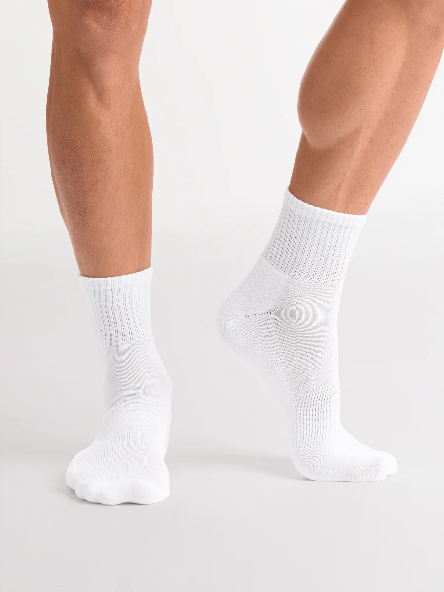Men's Bamboo Sport Quarter Crew 3 Pack - Image 3