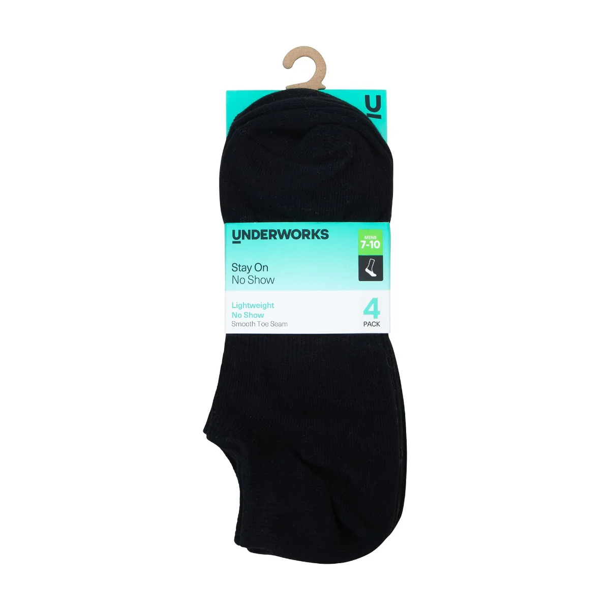 Men's Stay On Sneaker No Show 4 Pack - Image 3