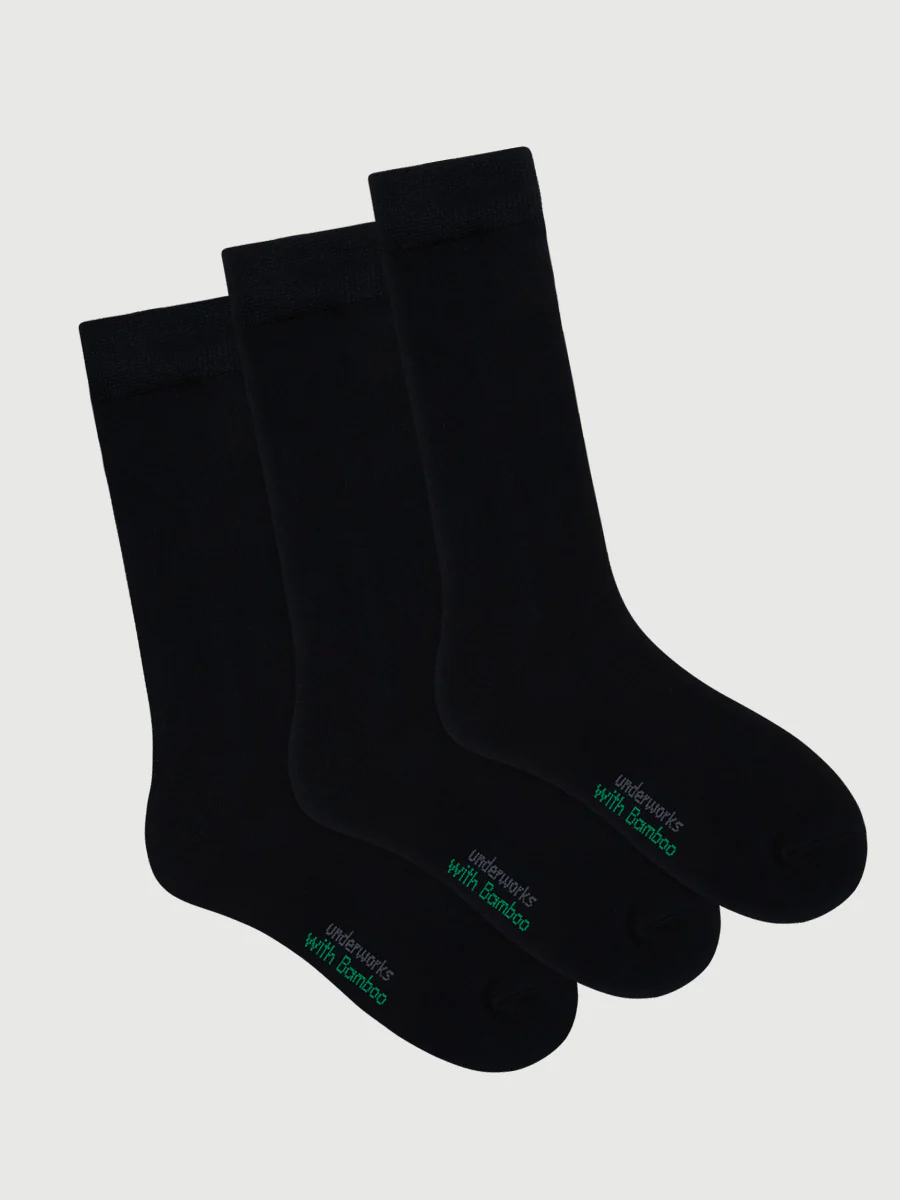 Men's Bamboo Casual Crew 3 Pack