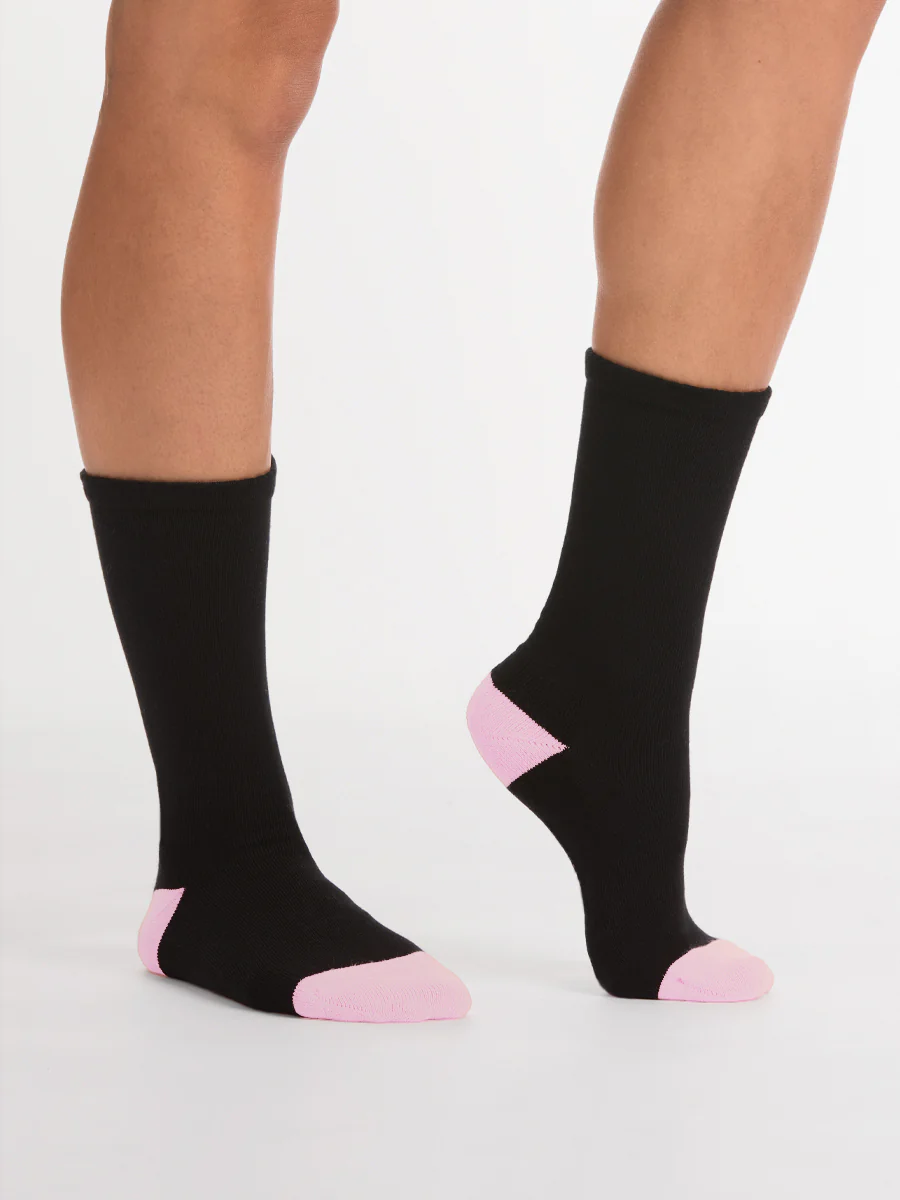 Women's All Day Cotton Rich Cushioned Crew Socks 2 Pack - Image 3