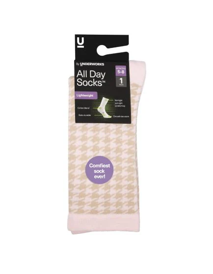 Women's All Day Lightweight Crew Socks 1 Pack - Image 3