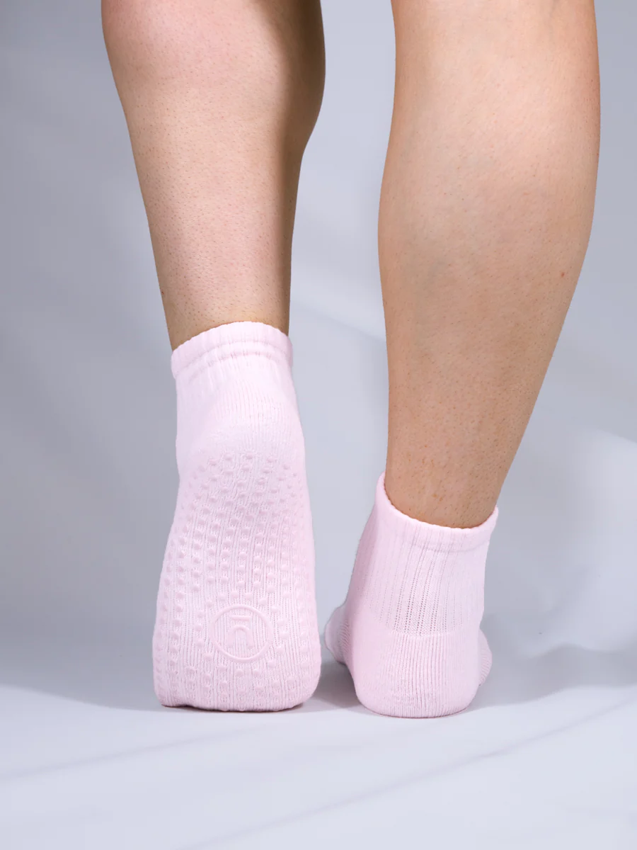 Women's Quarter Crew Grip Socks 3 Pack - Image 4